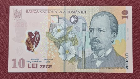 Romania 1 buc x 10 lei 2012, polimer, necirculata [1]