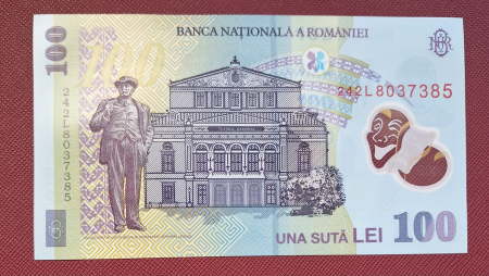 Romania 1 buc x 100 lei 2024, polimer, necirculata, avem si 2 consecutive [1]