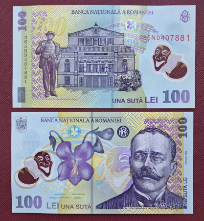 Bancnote Romania - Romania 1 buc x 100 lei 2026, necirculata, semnatura Mugur Tolici