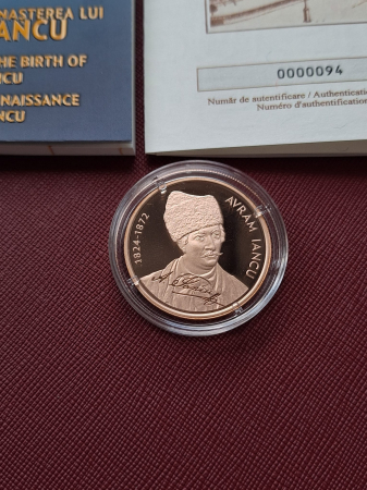 Romania, 1 Leu 2024 - 200 ani de la nasterea lui Avram Iancu, tombac [1]
