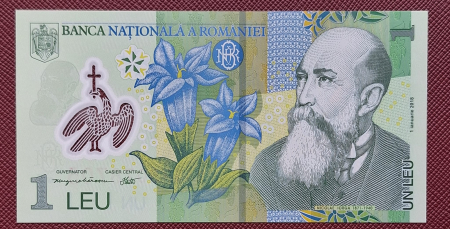 Romania 1 leu 2024, SERIE RADAR: 248P5078705, polimer, necirculata [1]