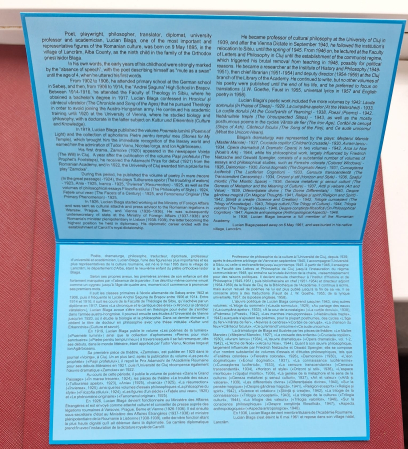 Romania, 1 Leu 2025 - Lucian Blaga, 130 ani de la nastere, tombac, prima moneda colorata [6]