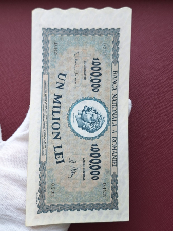 Romania 1 milion lei 1947, seria D.1424/0221, UNC [4]