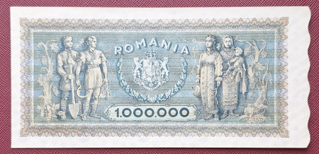 Romania 1 milion lei 1947, seria D.1424/0222, UNC [1]