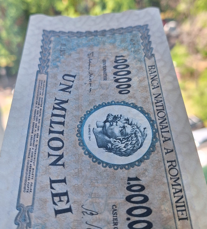 Romania 1 milion lei 1947, seria D.1424/0222, UNC [7]