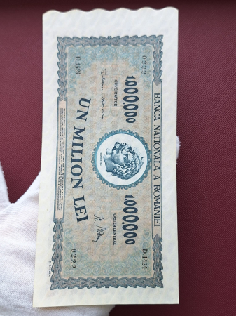 Romania 1 milion lei 1947, seria D.1424/0222, UNC [4]
