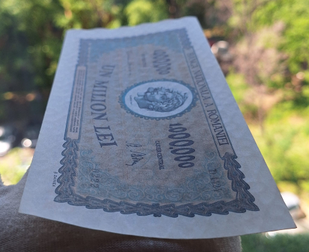 Romania 1 milion lei 1947, seria D.1424/0222, UNC [8]