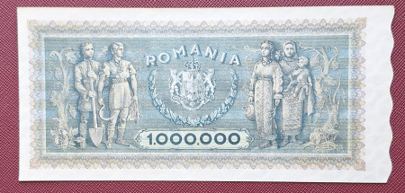 Romania 1 milion lei 1947, seria D.1424/0959, UNC [1]