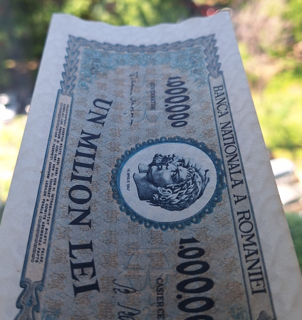 Romania 1 milion lei 1947, seria D.1424/0959, UNC [7]