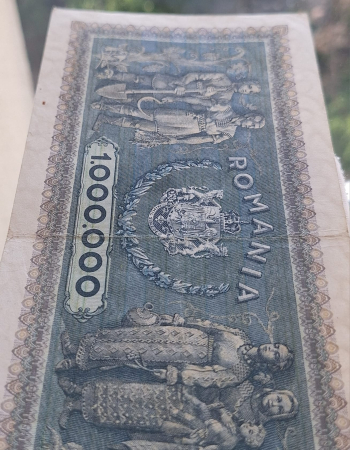 Romania 1 milion lei 1947, seria N.0688/0042, stare buna [3]
