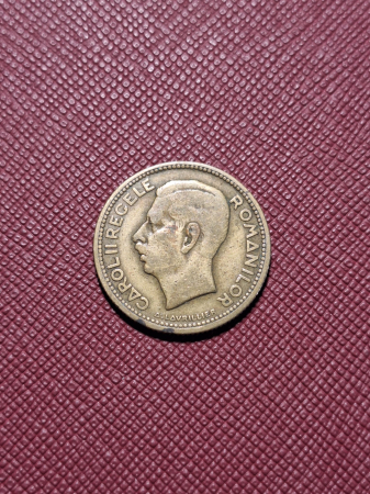 Monede Romania - Romania, 10 lei 1930 monetaria Heaton, Regele Carol II