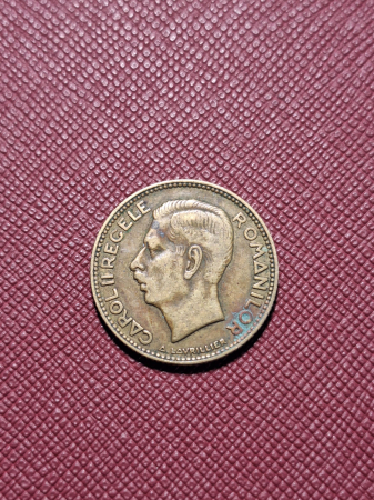 Monede Romania - Romania, 10 lei 1930 monetaria Paris, Regele Carol II