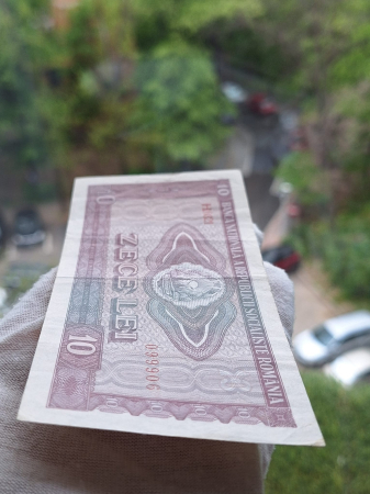 Romania 10 LEI 1966, seria H.0321/099906, circulata [3]