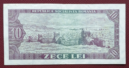 Romania 10 LEI 1966, seria D.0231/575493, circulata [1]