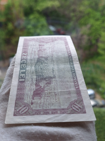 Romania 10 LEI 1966, seria D.0231/575493, circulata [2]