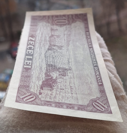 Romania 10 LEI 1966, seria E.0325/797059, UNC- [4]