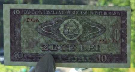 Romania 10 LEI 1966, seria D.0348/884406, UNC- [2]