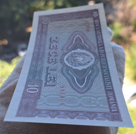 Romania 10 LEI 1966, seria D.0348/884406, UNC- [3]