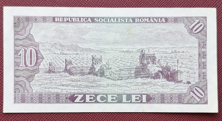 Romania 10 LEI 1966, seria G.0316/020153, circulata [1]