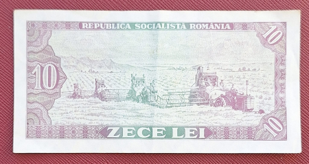 Romania 10 LEI 1966, seria C.0258/646277, circulata [1]