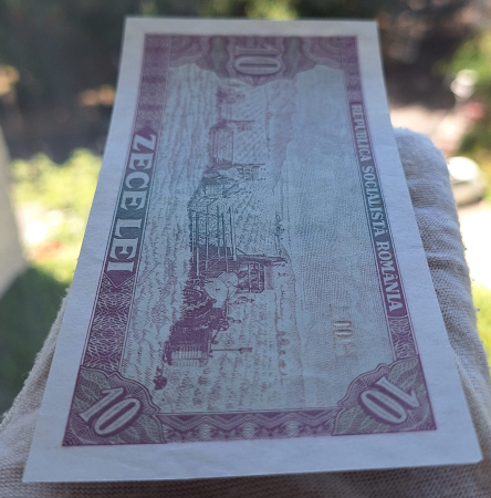 Romania 10 LEI 1966, seria H.0091/155639, UNC- [4]