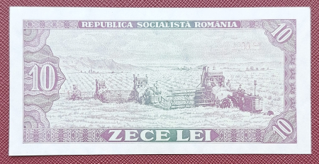 Romania 10 LEI 1966, seria H.0091/155639, UNC- [1]