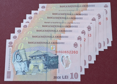 Romania 1 buc x 10 lei 2024, polimer, necirculata [1]