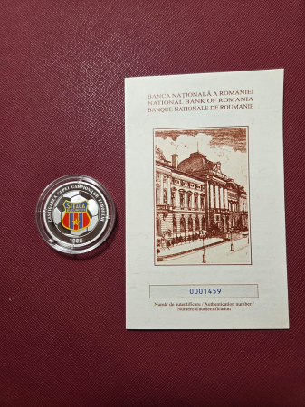 Monede Romania - Romania, 10 Lei 2026 - 40 ani de la castigarea CCE, Steaua, argint