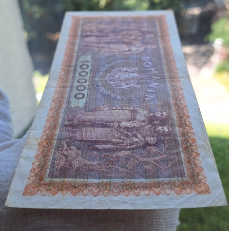 Romania 100,000 lei 1947, Traian si Decebal, circulata, stare buna [5]