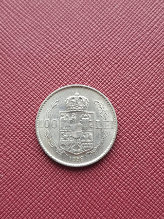 Romania, 100 lei 1938, Regele Carol II, rara [1]