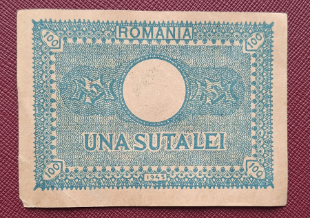 Romania 100 Lei 1945, Regele Mihai, circulata [1]