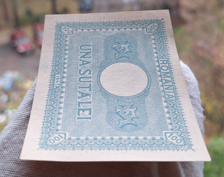 Romania 100 Lei 1945, Regele Mihai, necirculata [4]