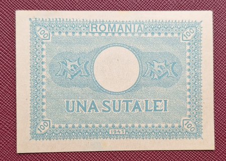 Romania 100 Lei 1945, Regele Mihai, necirculata [1]
