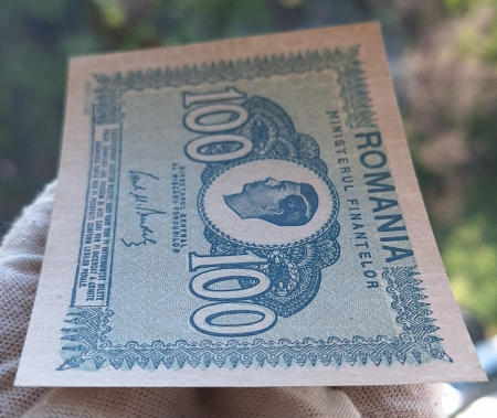 Romania 100 Lei 1945, Regele Mihai, necirculata [5]