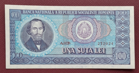 Bancnote Romania - Romania 100 lei 1966, seria A.0238/272024, necirculata
