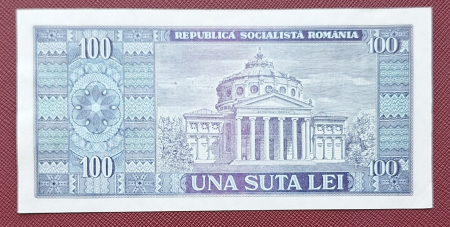 Romania 100 lei 1966, seria C.0190/359900, UNC- [1]