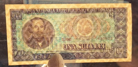 Romania 100 lei 1966, seria E.0207/699022, circulata [2]