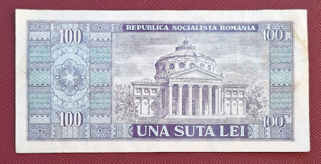 Romania 100 lei 1966, seria C.0235/386213, circulata [1]