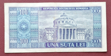 Romania 100 lei 1966, seria C.0052/219588, circulata [1]