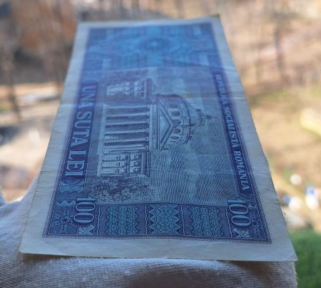 Romania 100 lei 1966, seria C.0052/219588, circulata [3]