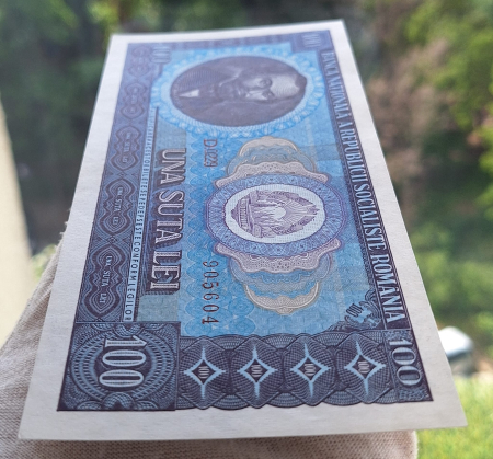 Romania 100 lei 1966, necirculata [6]