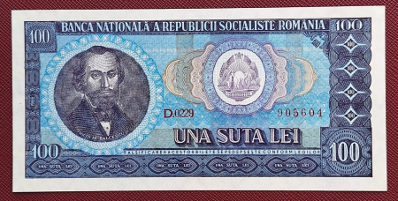 Bancnote Romania - Romania 100 lei 1966, necirculata