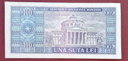 Romania 100 lei 1966, seria H.0172/224697, circulata [1]