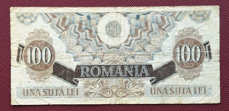 Romania 100 lei decembrie 1947, seria R.9/827012, circulata [1]