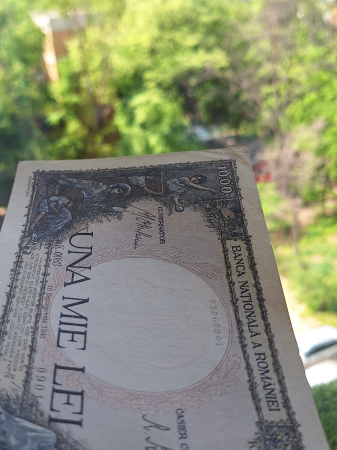 Romania, 1000 lei 1941, seria K.0083/0901/02060901, aproape necirculata [6]