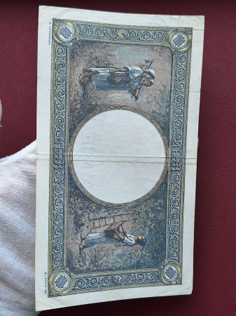 Romania, 1000 lei 1941, seria K.2332/0936/58285936, circulata [3]