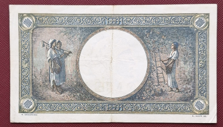 Romania, 1000 lei 1941, seria K.2332/0942/58285942, circulata [1]