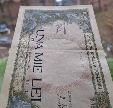 Romania, 1000 lei 1941, seria R.1805/0336/45116336, Aunc [6]