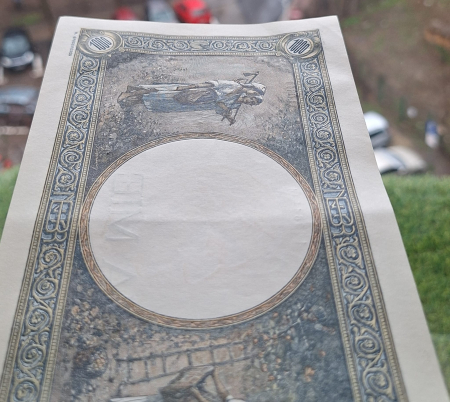 Romania, 1000 lei 1941, seria O.0643/0135/16064134, Aunc [4]