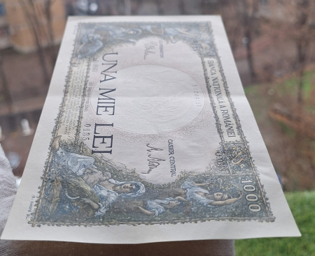 Romania, 1000 lei 1941, seria O.0643/0135/16064135, Aunc [5]